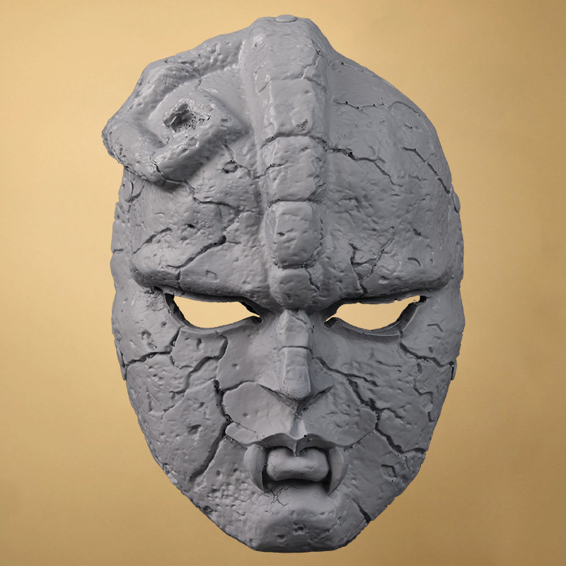 Cosplay Fire Prop - Jojo Bizarre Adventure Taş Maskesi, Tam