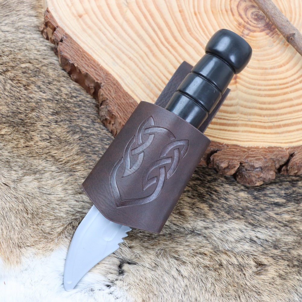 Suni Deri Ortaçağ Viking Kılıç - Cosplay Prop Dagger incelemesi ve fiyatı
