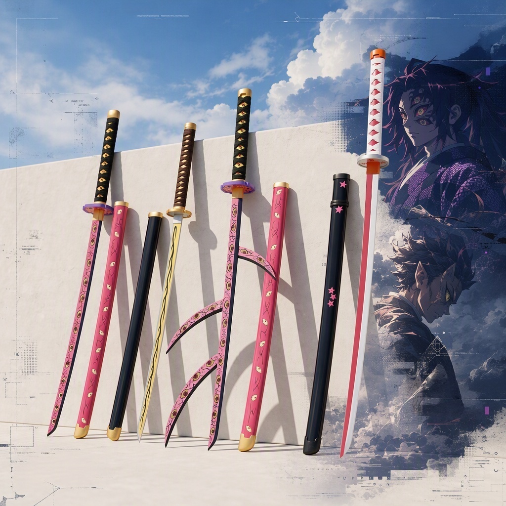 40 inç Demon Slayer Agatsuma Z - Cosplay Prop Dagger incelemesi ve fiyatı